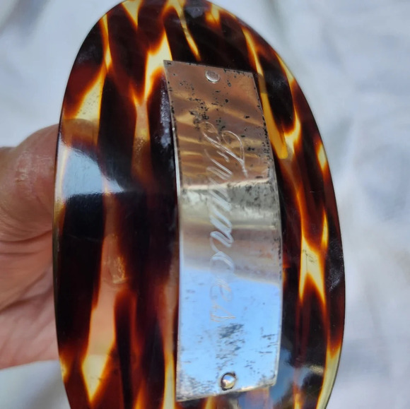 Vintage Sterling & Tortoise Frances‎ barrette - Picture 5 of 5